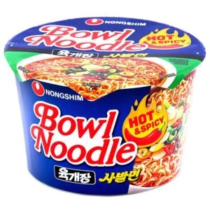 Nongshim Noodle Bow Hot Spicy 100g 韩国 农心 香辣牛肉汤碗面